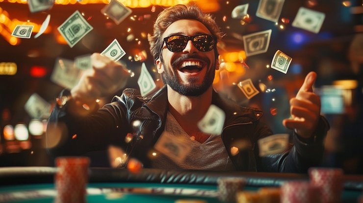 Layar bonus Fa Cai Shen Deluxe dengan pilihan hadiah tersembunyi